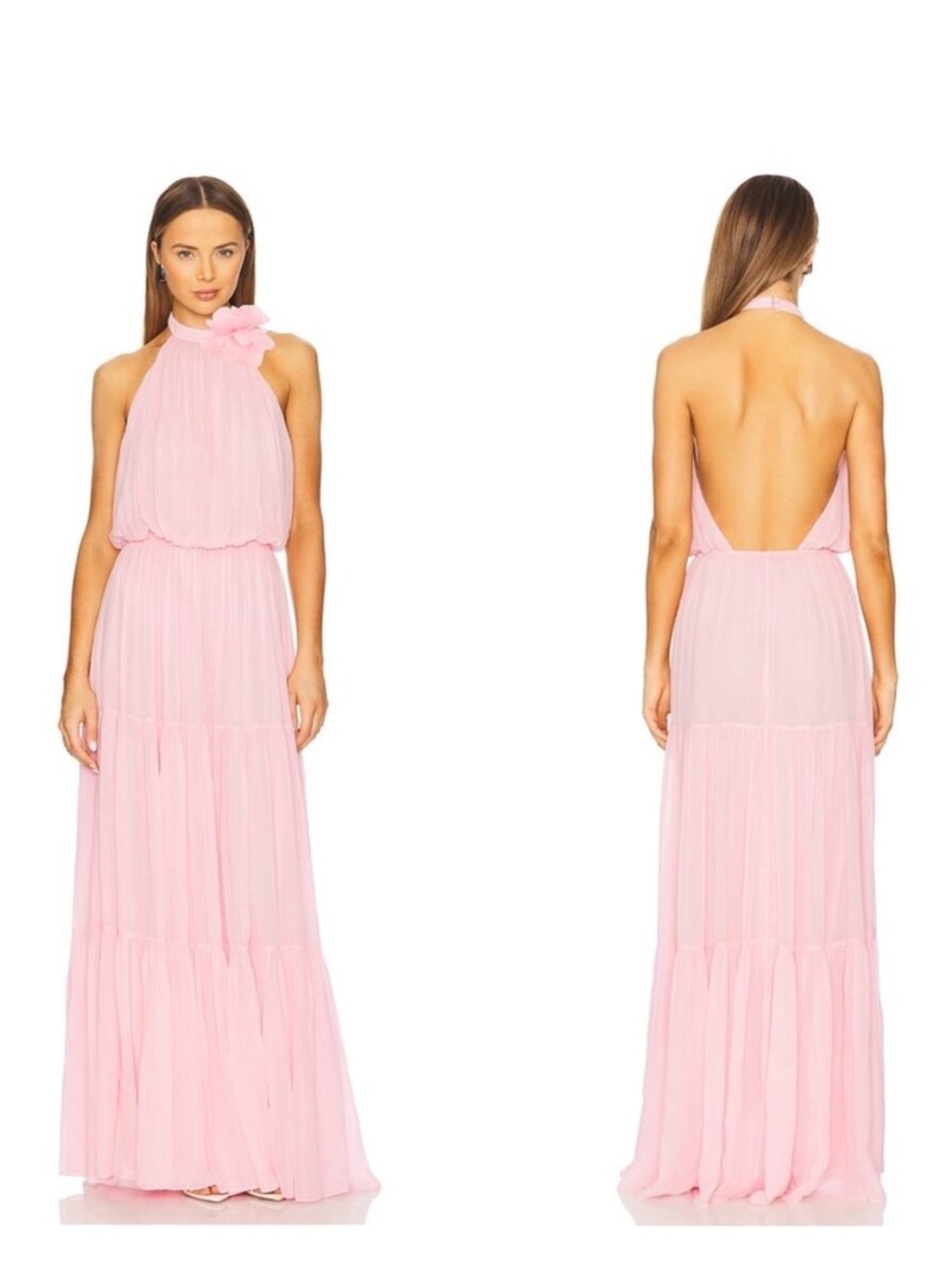 Retrofete Stephanie  chiffon silk dress size large NEW